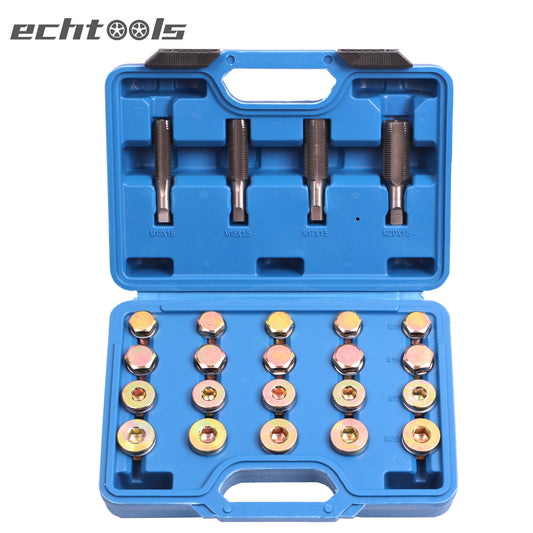 echtools EC1801 Reparaturset Ölablassschraube Reparatur Ölwanne Gewinde M13 M15 M17 M20