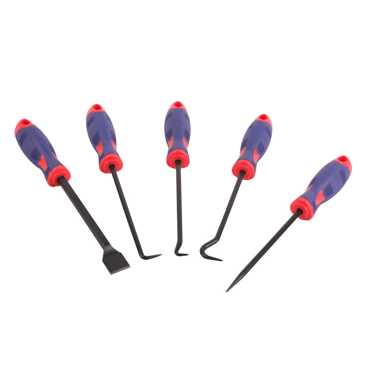 echtools EC1808 9PCS Präzisions-Schaber Pick-Haken Set Öldichtung Puller Dichtung O-Ring-Schlauch-Tool zum Entfernen