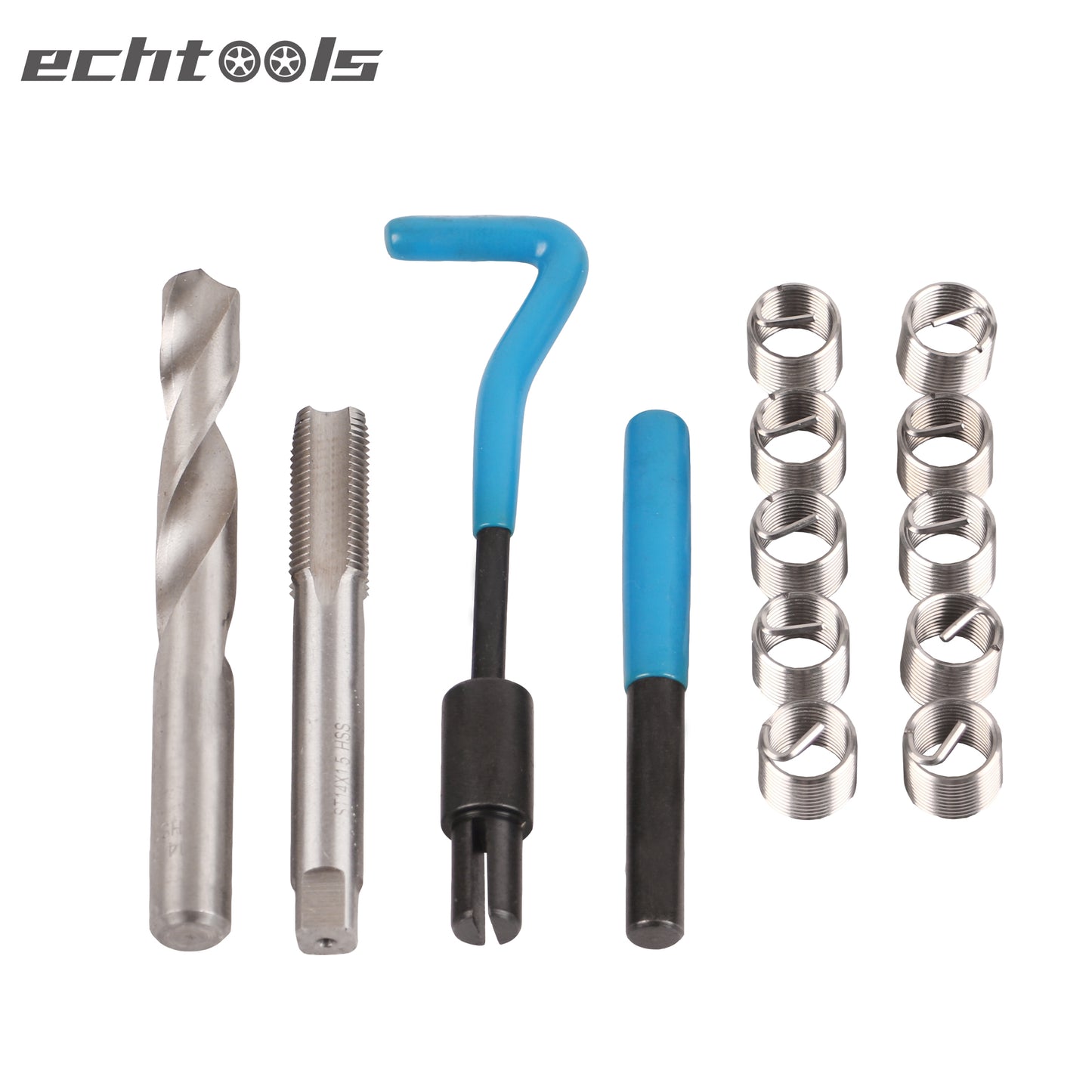 echtools Gewinde Reparatur Satz M14x1.5 Gewindereparatur Gewindeeinsätze