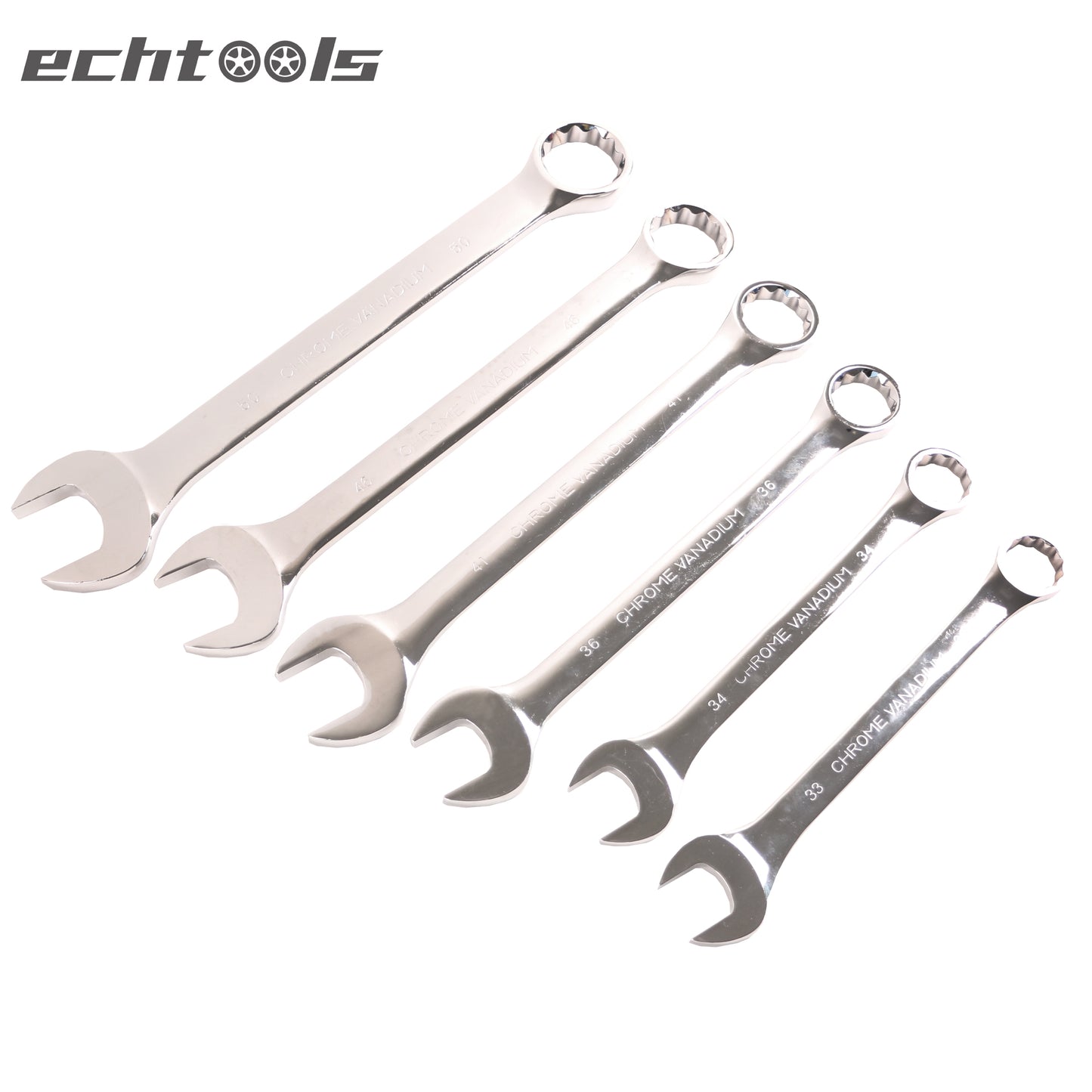 echtools EC2003 Super Jumbo Kombination Schlüssel Set Schraubenschlüssel 33-50 mm