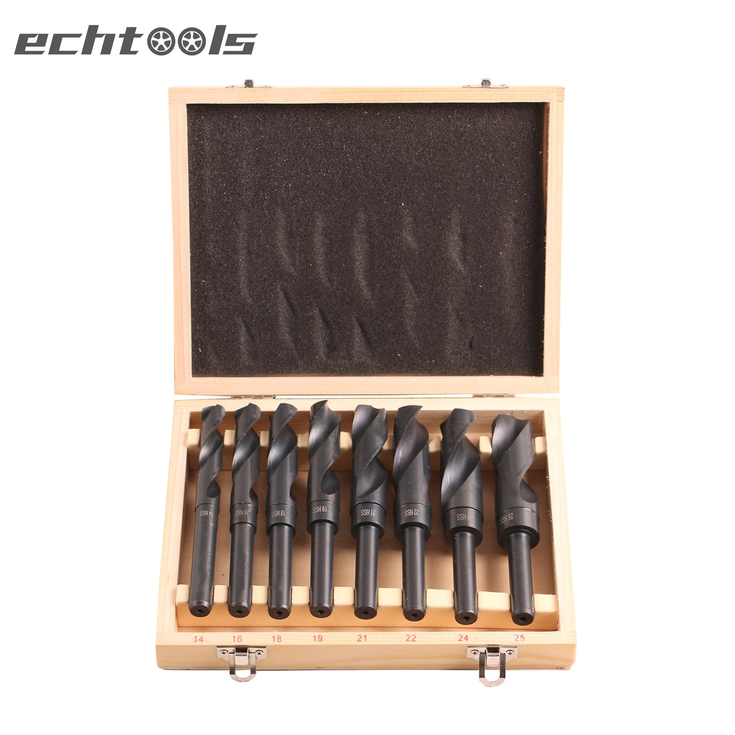 echtools EC2005 8-tlg. HSS-Schaftbohrer Set 14-25 mm