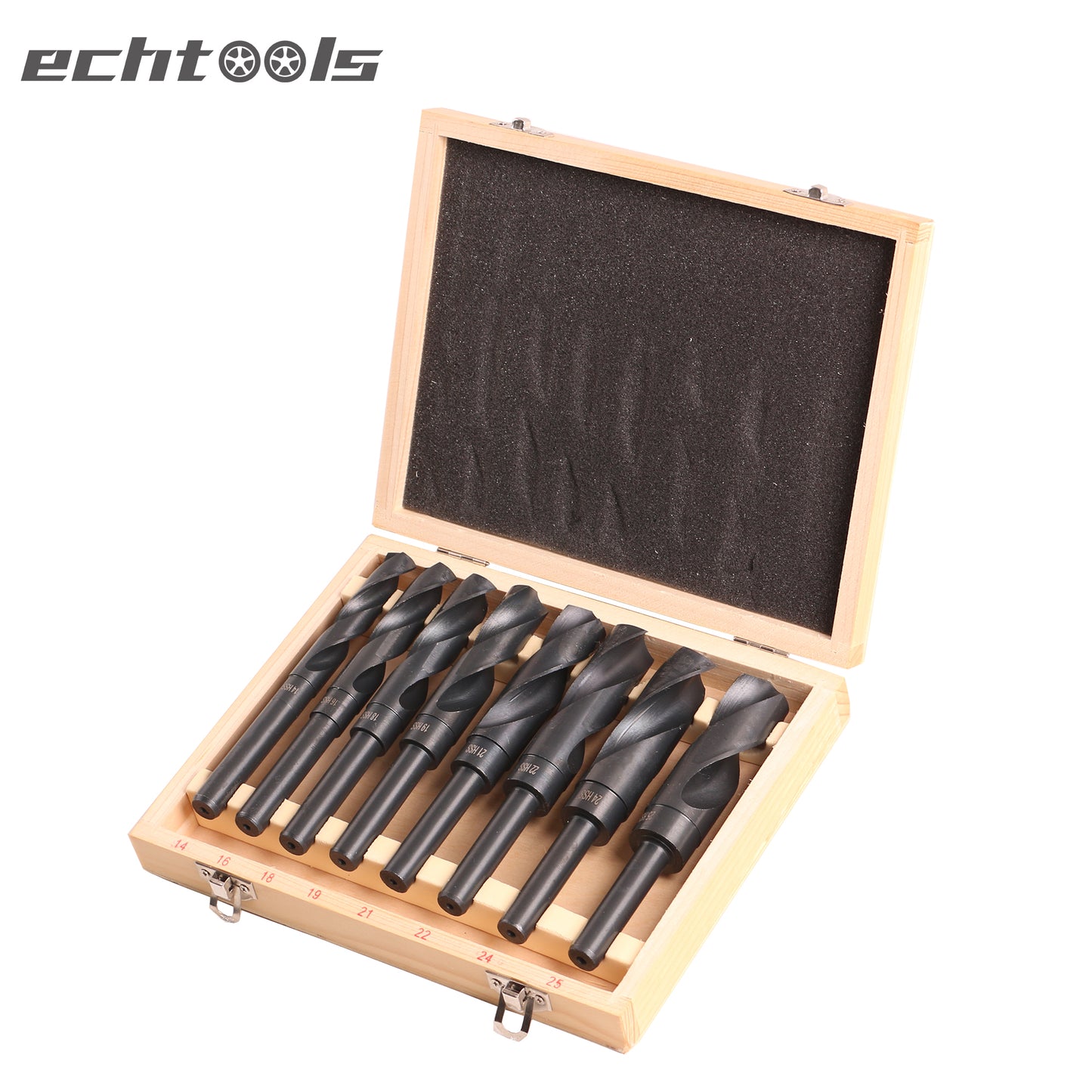 echtools EC2005 8-tlg. HSS-Schaftbohrer Set 14-25 mm