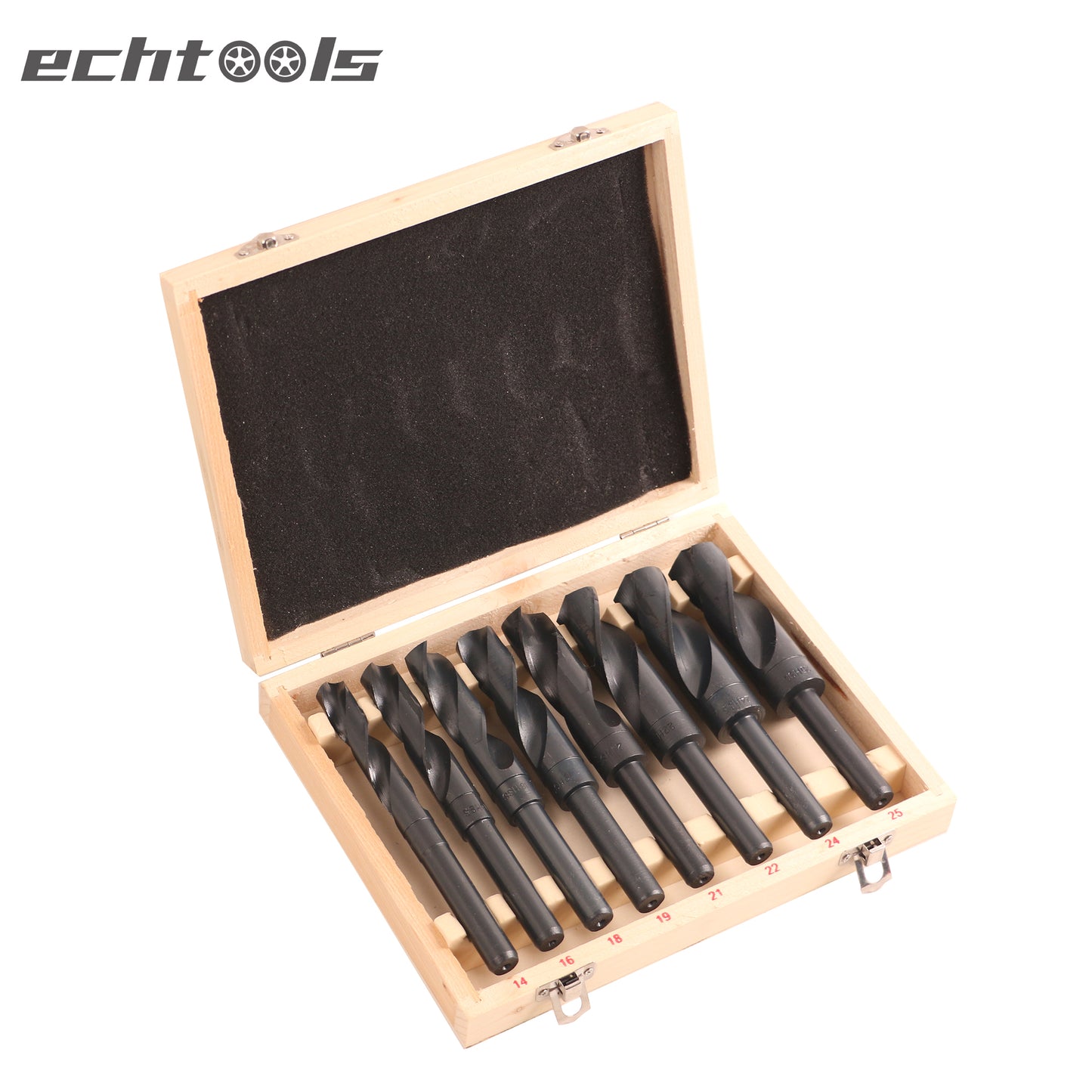 echtools EC2005 8-tlg. HSS-Schaftbohrer Set 14-25 mm