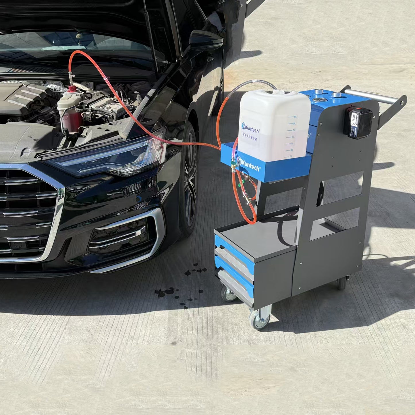echtools KT6260 elektrische Wassertank-Leckerkennungs-Frostschutz-Vakuumfüllmaschine