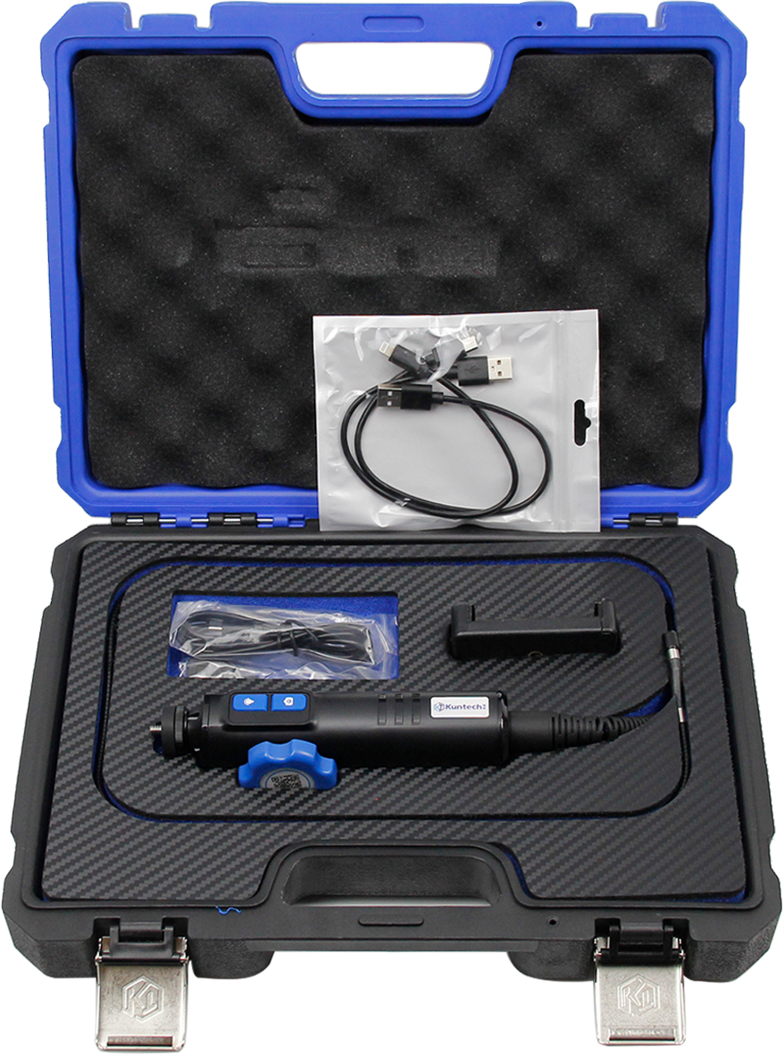 Kuntech KT6287 Endoskopkamera 6,2mm HD 1m IP67 210° iPhone Android USB-C