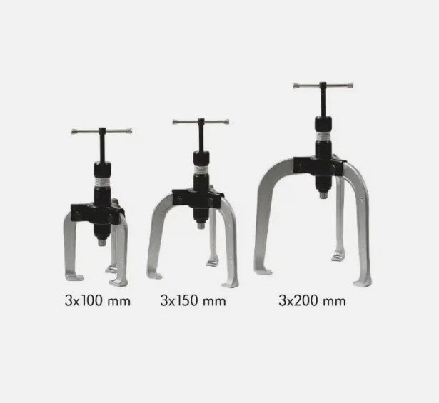 echtools EC1745 25tlg. HYDRAULISCHER ABZIEHER-SATZ 10T AUSDRÜCKER LAGER TRENNMESSER Verlängerungen